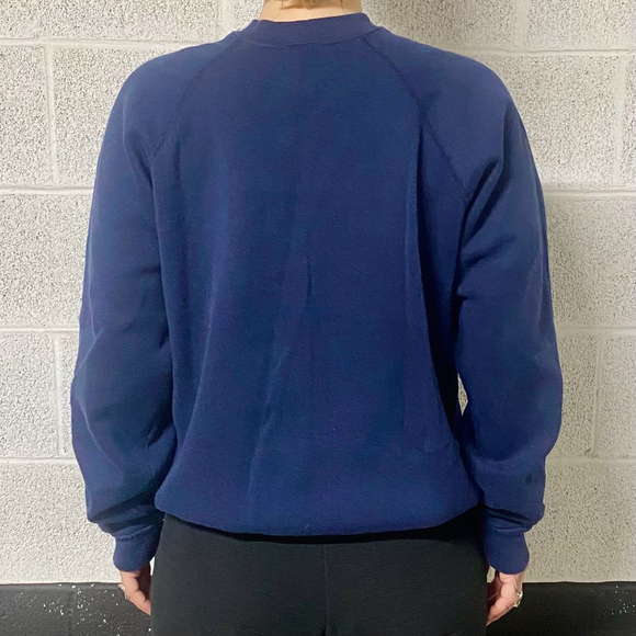 Vintage Navy University of Sydney Crew Neck Sweatshirt Size M - Picture 2 of 6